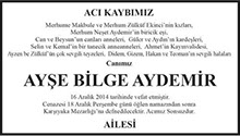 gazete vefat ilanı st cm