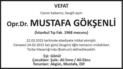 Sözcü Gazetesi vefat ilanı örneği