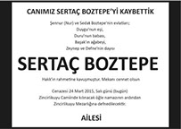 Vefat İlanı servisi 444 33 13