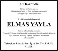 Vefat İlanı servisi 444 33 13